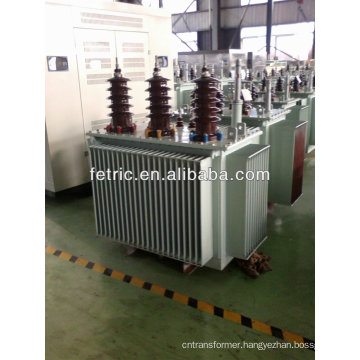 Three phase oil immersed 50 or 60HZ 24kv/0.4kv power transformer